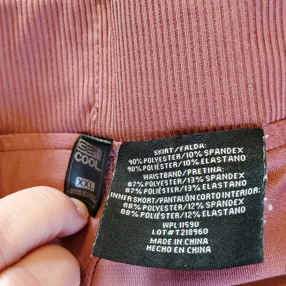 32 Degrees Mauve Skort Size XXL